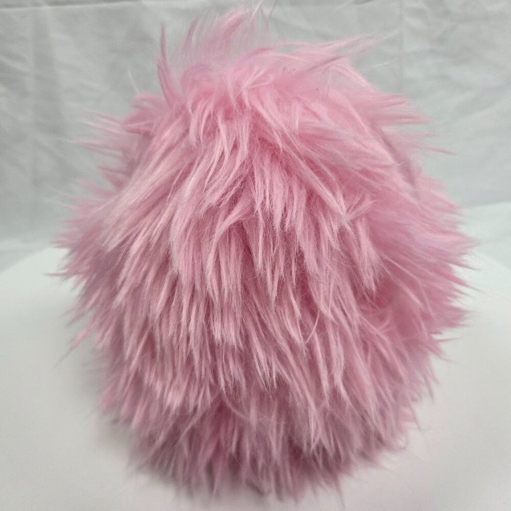 FAO Schwarz Sparklers Plush Pink Furry Hedgehog Stuffed Animal NWT 6" - Picture 3 of 6